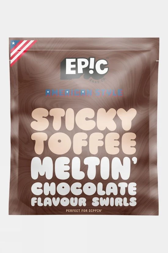 Epic Dipping Chocolate Sticky Toffee Melting Flavour Swirls 100g