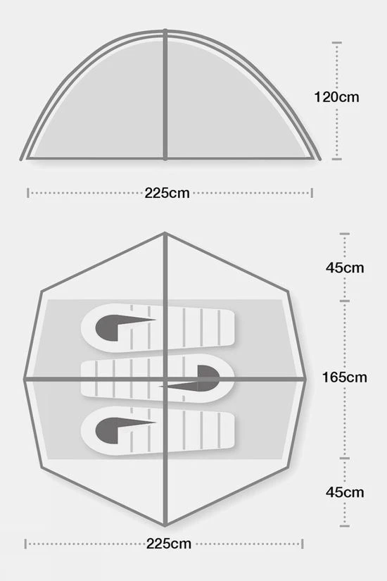 Wild Country Tents Helm Compact 3 Tent - Image 4
