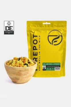 Firepot Dal And Rice With Spinach