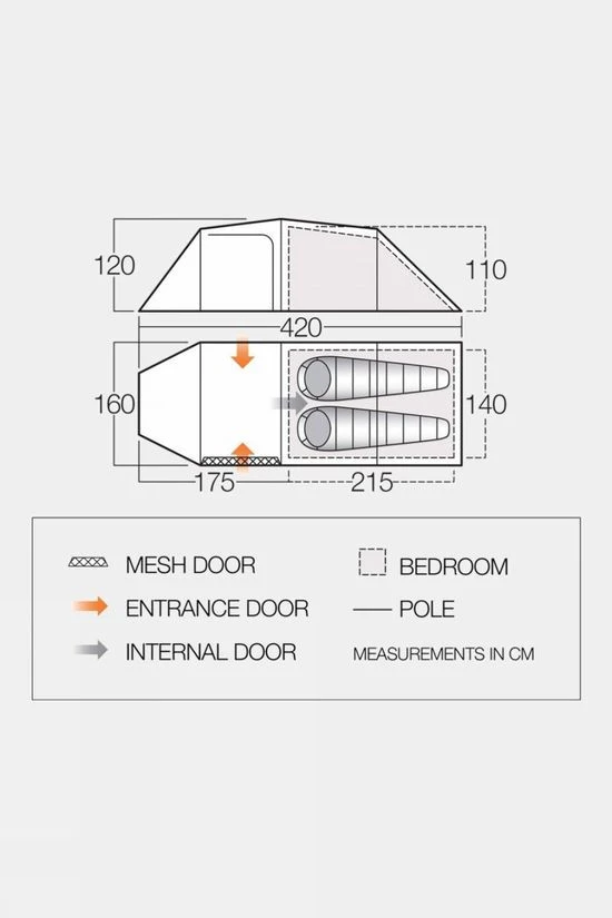 Vango Omega 250 Tent - Image 2