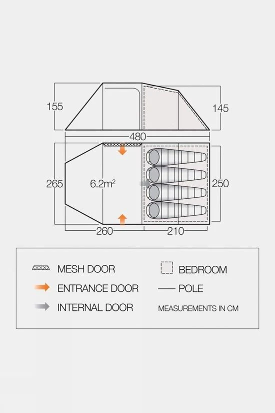 Vango Beta 450XL Tent - Image 2