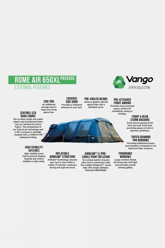 Vango Rome Air 650XL Tent Package - Image 9